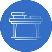 Book Table Vector Icon Design