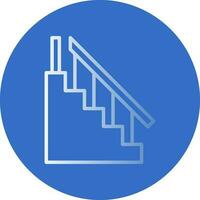 diseño de icono de vector de escalera