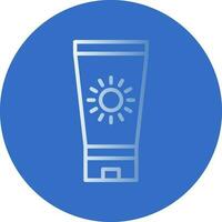 Sun block Vector Icon Design