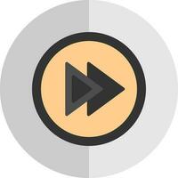 Fast Forward Vector Icon Design