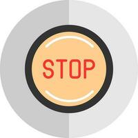 Stop Vector Icon Design