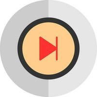 Skip Vector Icon Design