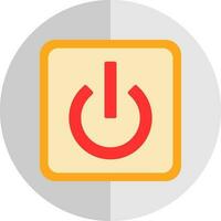 Power Button Off Vector Icon Design