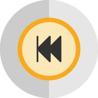 Rewind Button Vector Icon Design