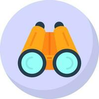 Binoculars Vector Icon Design