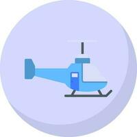 Helicopter Vector Icon Design