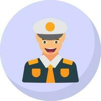 Policeman Vector Icon Design