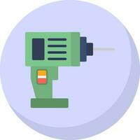 Drill Machine Vector Icon Design