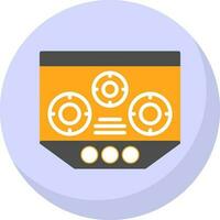 Electric Stove Vector Icon Design