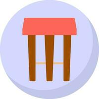 Stool Vector Icon Design