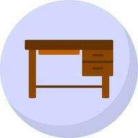 Pc Table Vector Icon Design