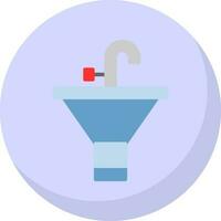 Bathroom Sink Vector Icon Design