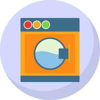 Washing Machine Vector Icon Design