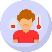 Sick boy Vector Icon Design