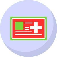 Medical card Vector Icon Design