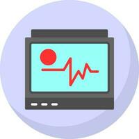 diseño de icono de vector de monitor de ecg