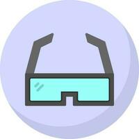 diseño de icono de vector de gafas