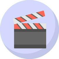 Clapperboard Vector Icon Design