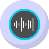 sonido olas vector icono diseño