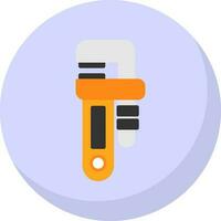 Pipe wrench Vector Icon Design