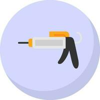 Caulk gun Vector Icon Design