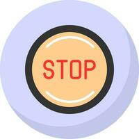 Stop Vector Icon Design