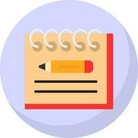 Notepad Vector Icon Design