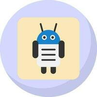 Android Character Vector Icon Design