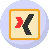 Xing Logo Vector Icon Design