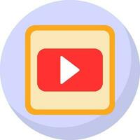 Youtube logo vector icono diseño