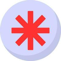 Asterisk Vector Icon Design