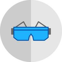 la seguridad gafas de protección vector icono diseño