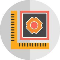 Tile Measuring Vector Icon Design