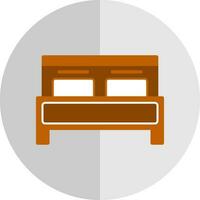 Double Bed Vector Icon Design