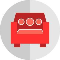 Single Seat Sofa Vector Icon Design