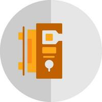 Door handle Vector Icon Design