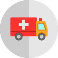 Ambulance Vector Icon Design