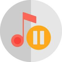 Pause button Vector Icon Design