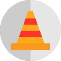 Traffic cone Vector Icon Design
