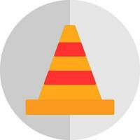 Traffic cone Vector Icon Design