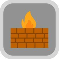 Firewall Vector Icon Design