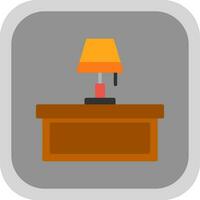 Desk Lamp Vector Icon Design