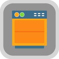 Dishwasher Vector Icon Design