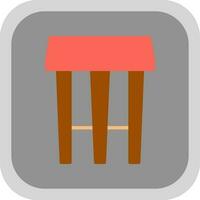 Stool Vector Icon Design