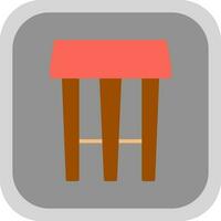 Stool Vector Icon Design