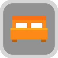 Bed Vector Icon Design