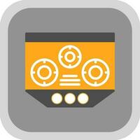 Electric Stove Vector Icon Design