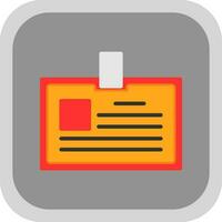 Identification card Vector Icon Design