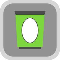 Dustbin Vector Icon Design