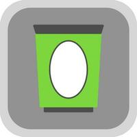 Dustbin Vector Icon Design